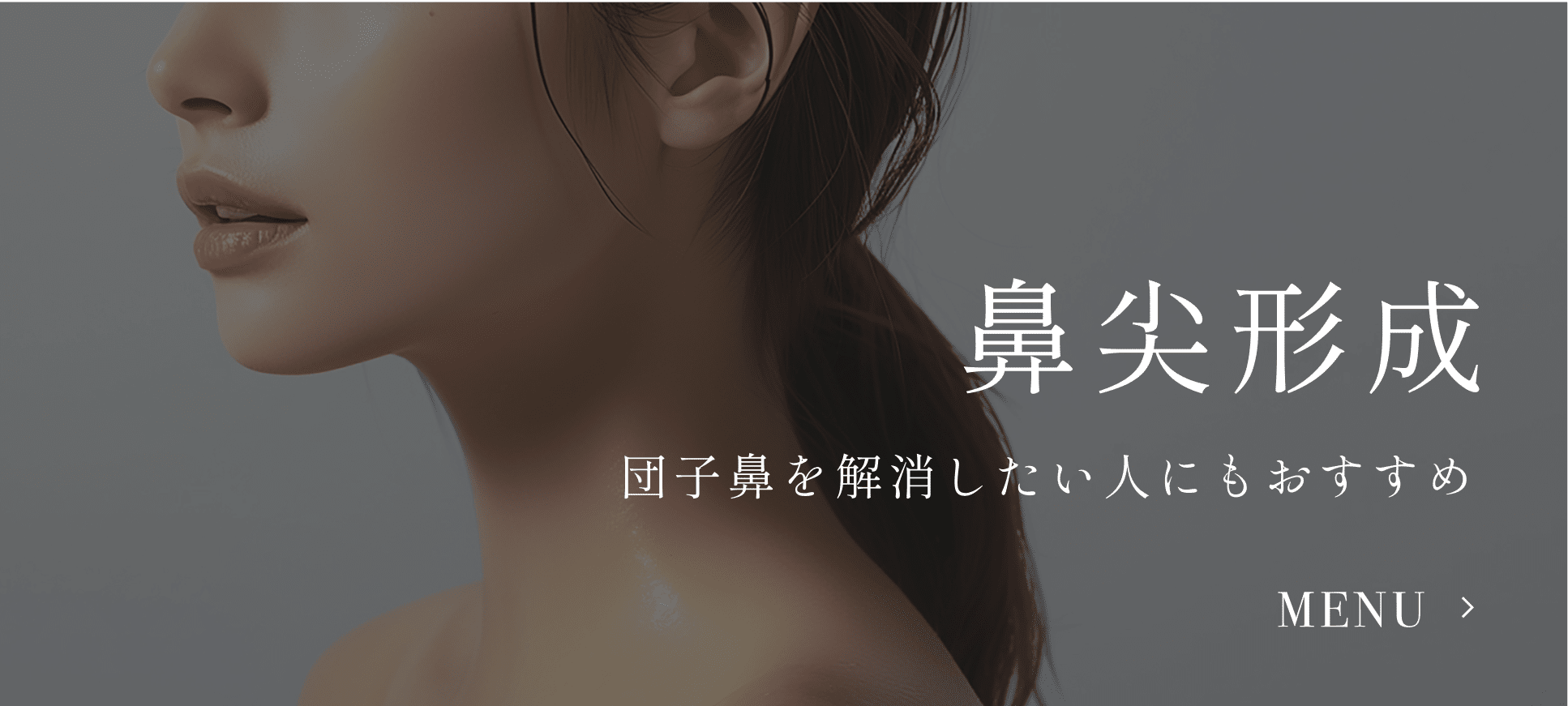 鼻尖形成
