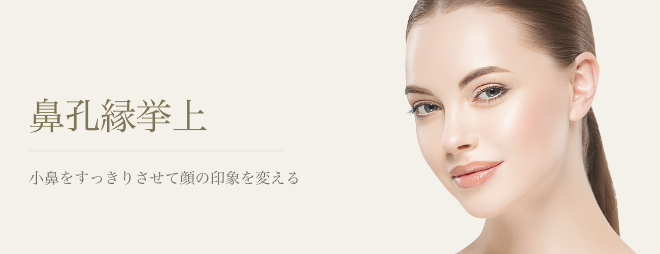 鼻孔縁挙上